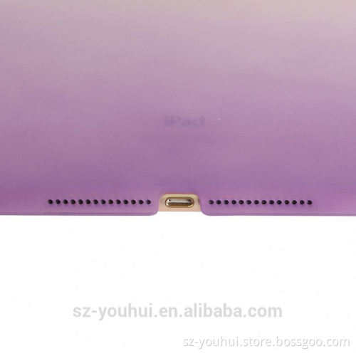Latest Design Rainbow Color Leather Case For Apple Ipad Air 2